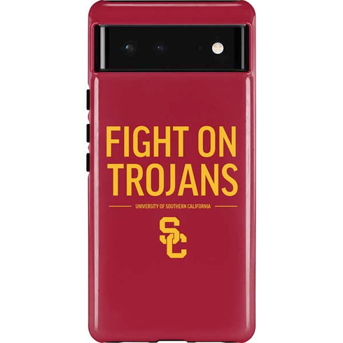 University of Southern California Fight On Trojans Red Pixel Cases